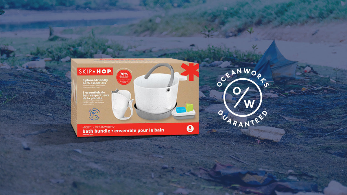 How Skip Hop’s Bath Essentials Kit Gives Reclaimed Ocean-bound Plastic New Life