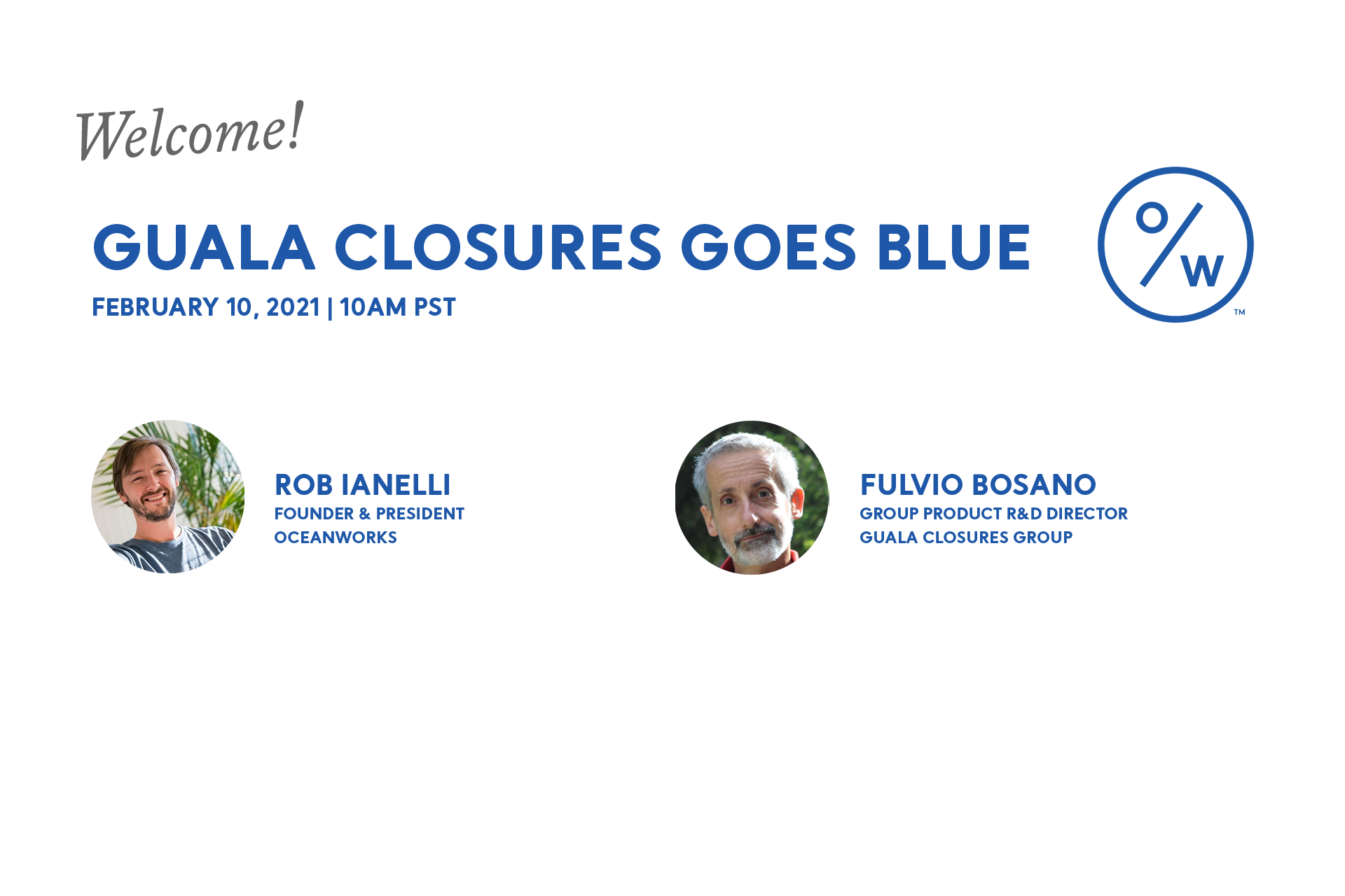 Guala Closures Goes Blue.了解Guala Closures与海洋工程的伙伴关系