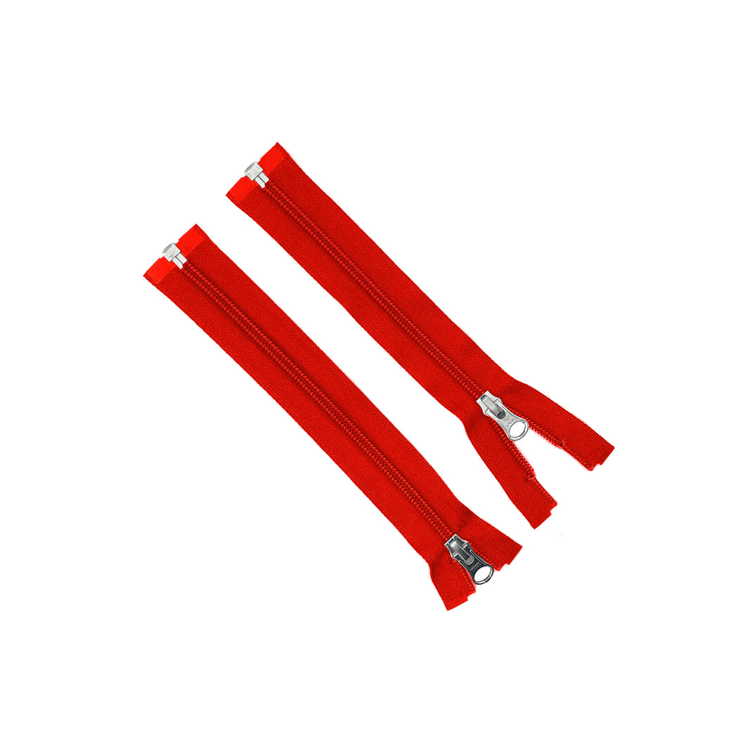 YKK® x Oceanworks Natulon® Zipper - Size #5 - Red